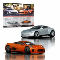 Hot Wheels Premium Car Culture James Bond Spectre 007 2-Pack Jaguar C-X75 & Aston Martin DB10
