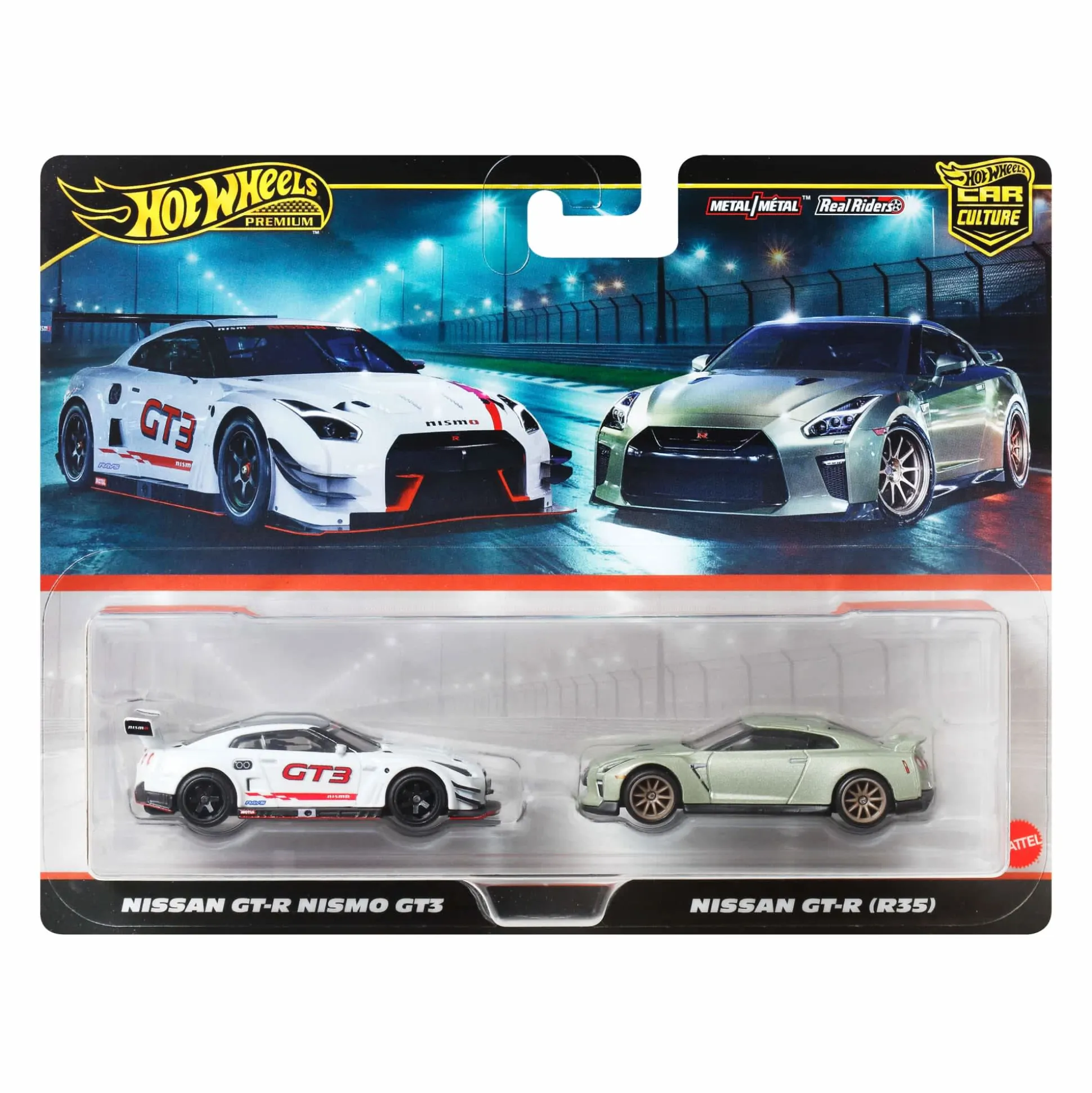 Hot Wheels Premium Car Culture Nissan GT-R 2-Pack