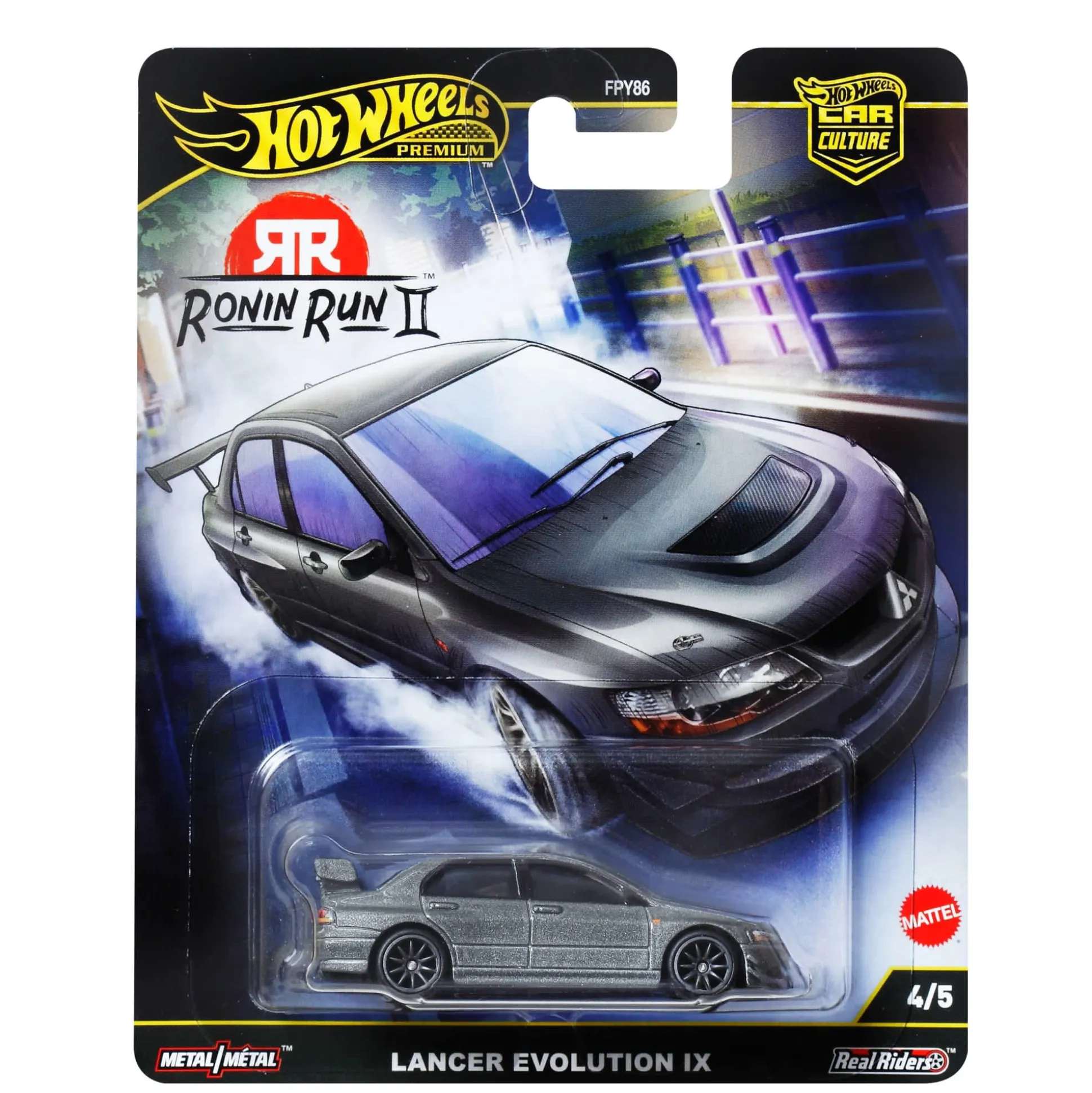 Hot Wheels Premium Car Culture Ronin Run II Lancer Evolution IX