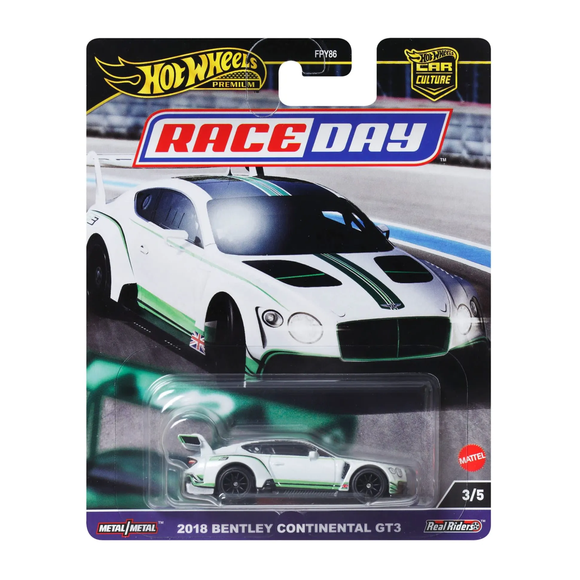 Hot Wheels Car Culture Circuit Legends 2018 Bentley Continental GT3