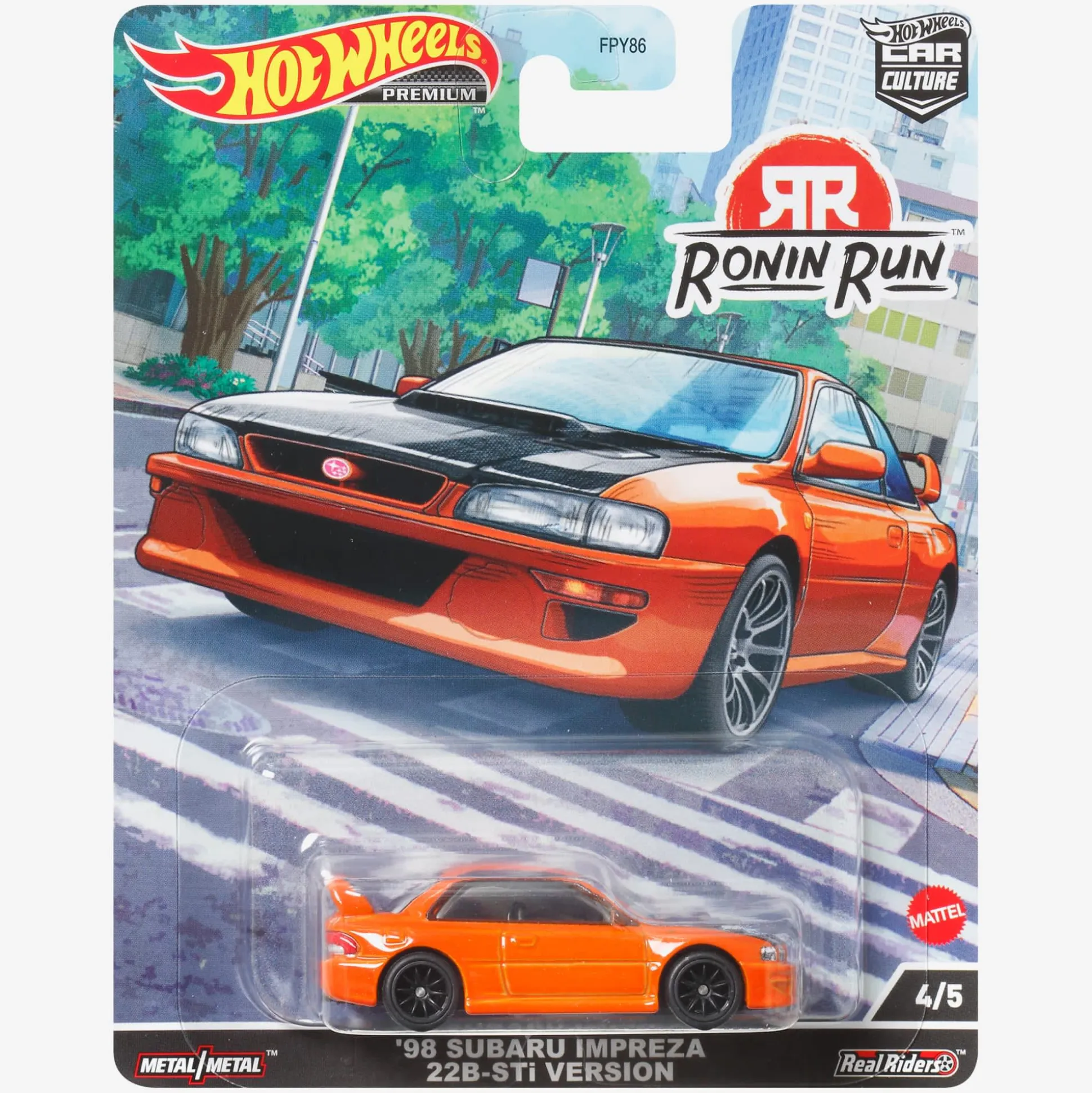 Hot Wheels Car Culture Subaru WRX STI 22B