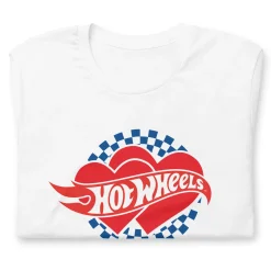 Hot Wheels Checkered Hearts T-Shirt
