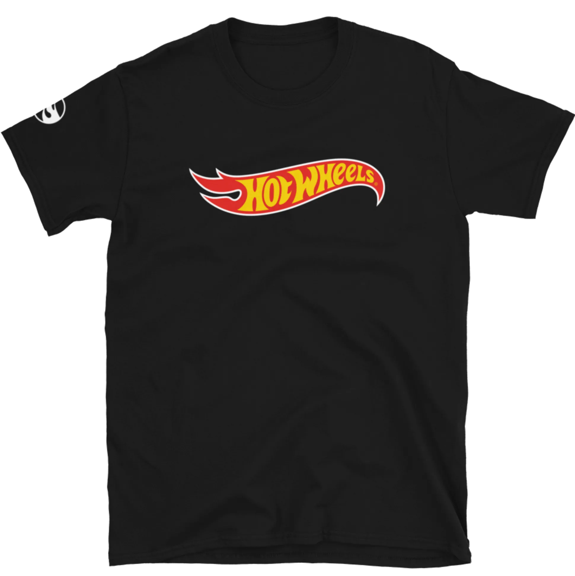Hot Wheels Core Logo Short-Sleeve Black Unisex T-Shirt