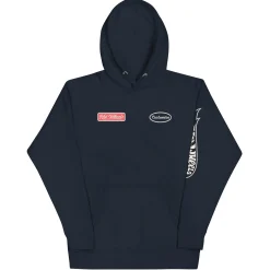 Hot Wheels Customizable Auto Repair Mechanic Navy Hoodie