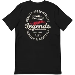 Hot Wheels Customizable Legends Mechanic Black T-Shirt