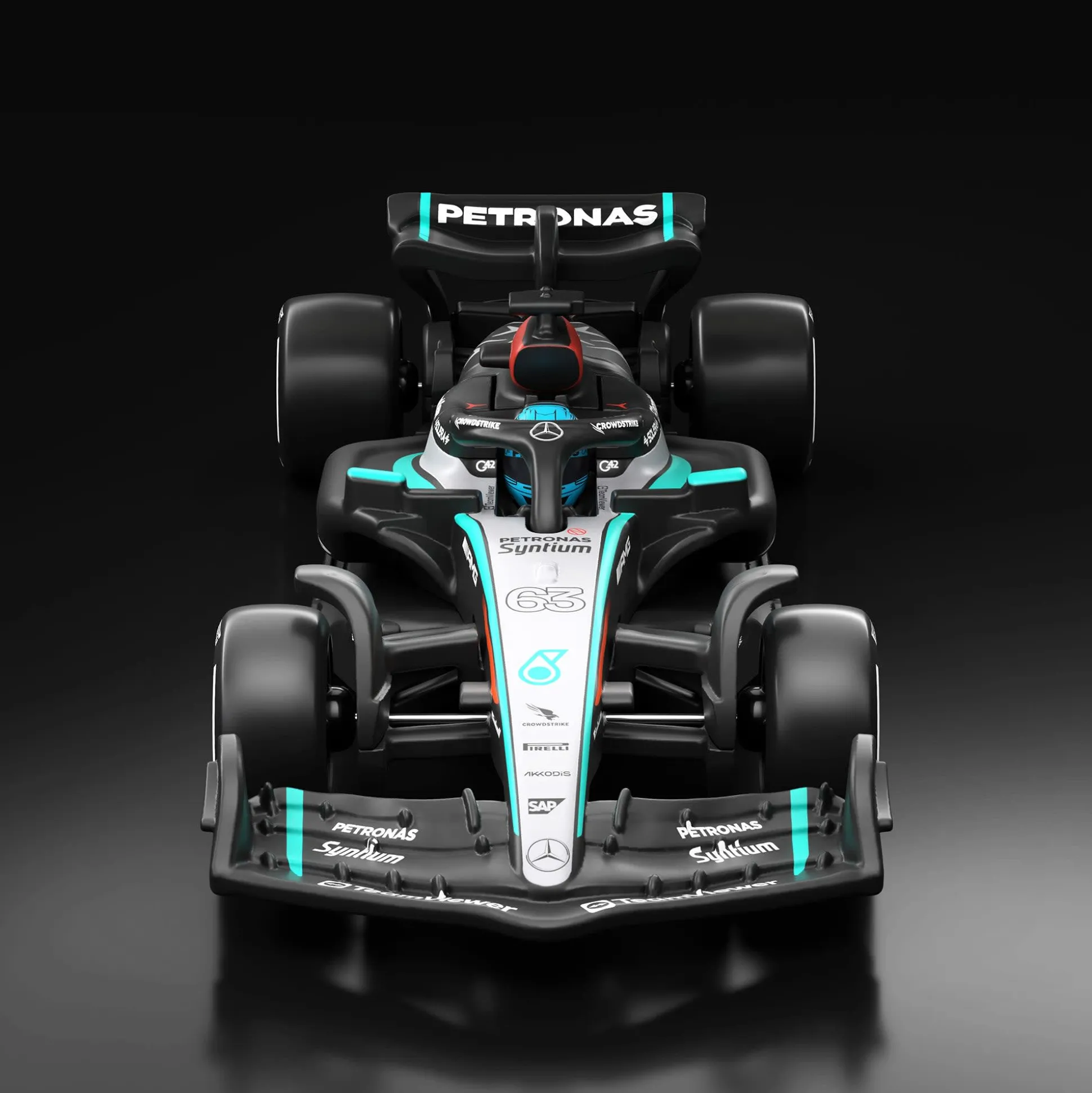 Hot Wheels F1 Series: 2024 Mercedes-AMG PETRONAS Formula One Team W15 Car #63