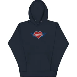 Hot Wheels Heart with Flame Hoodie