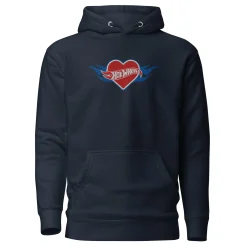 Hot Wheels Heart with Flame Hoodie