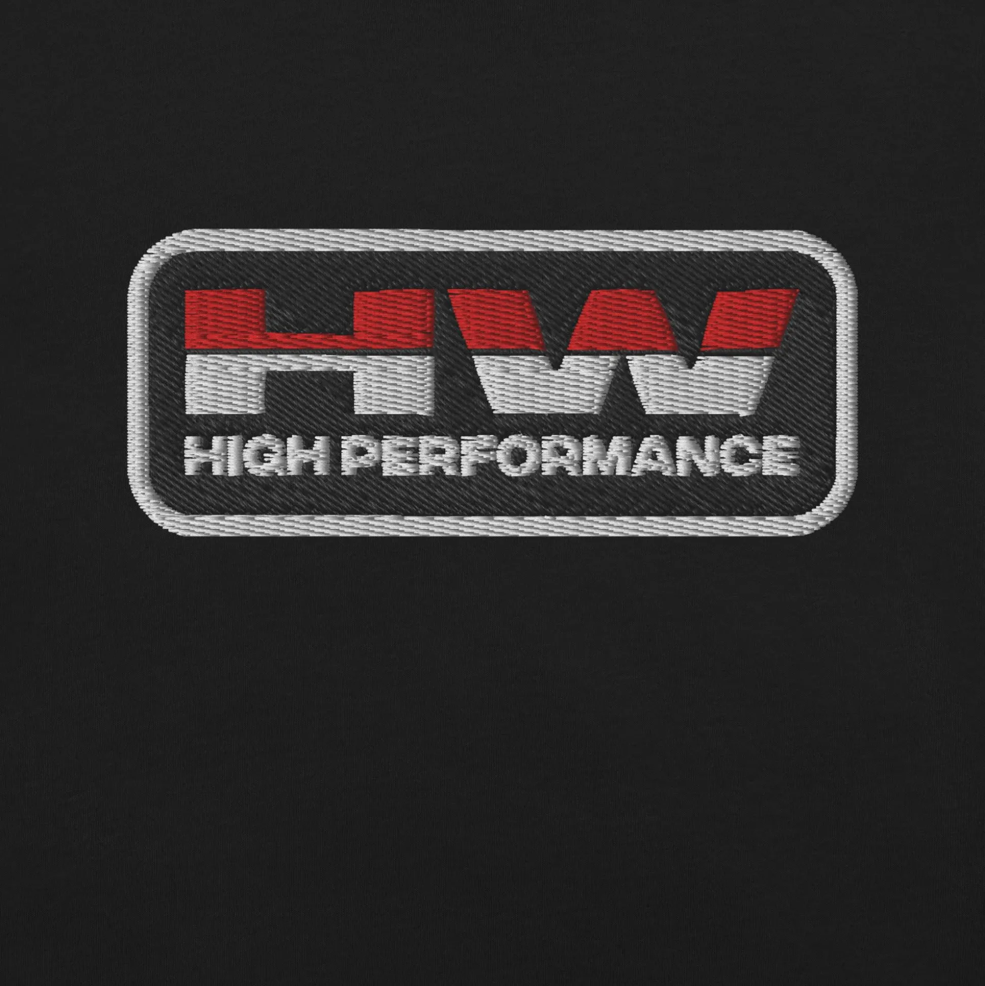 Hot Wheels High Performance Racing Embroidered Black T-Shirt