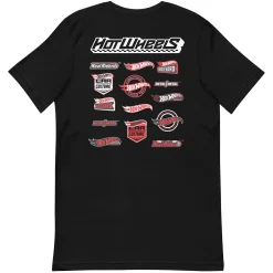 Hot Wheels High Performance Racing Embroidered Black T-Shirt