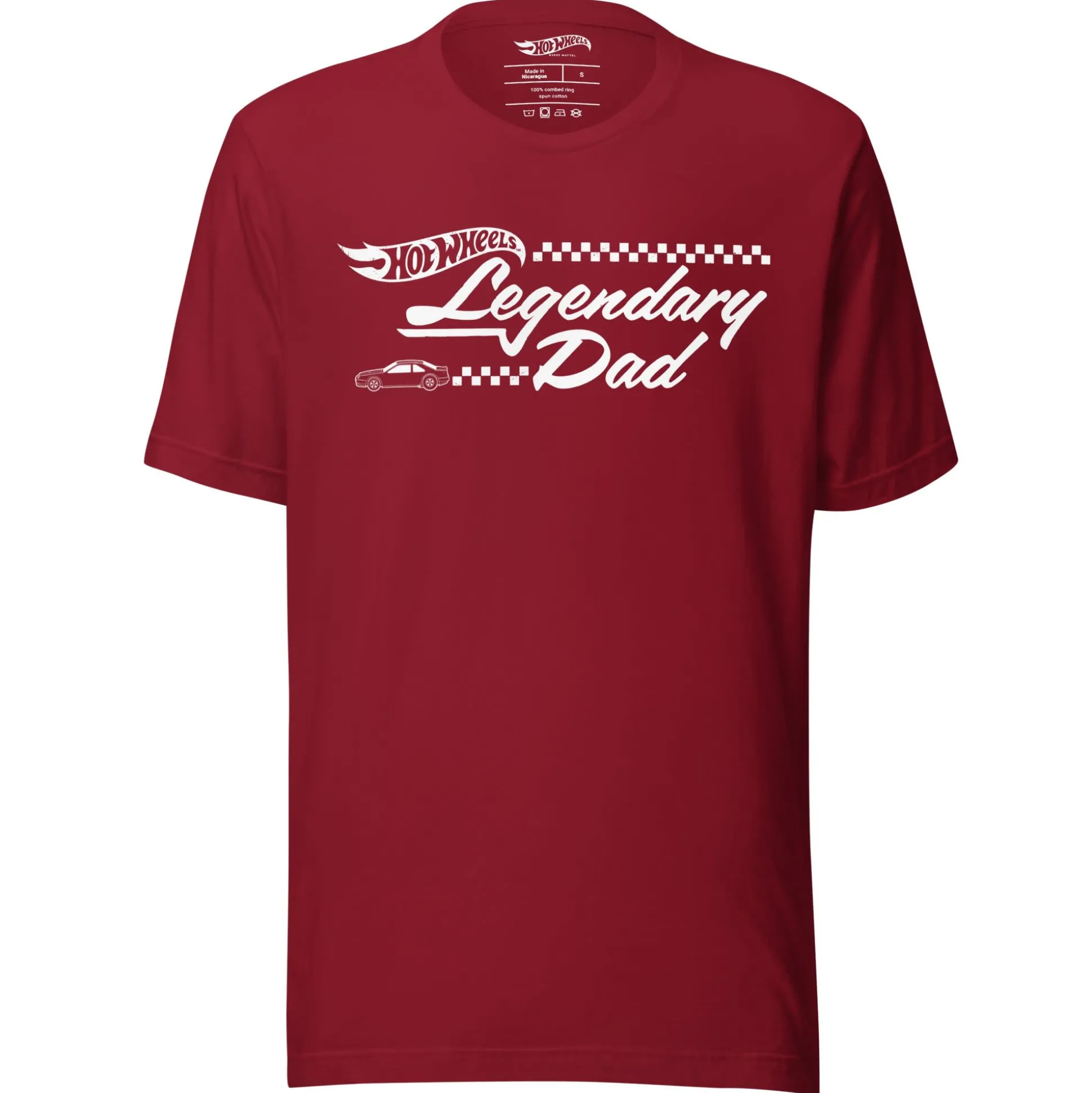 Hot Wheels Legendary Dad Red T-Shirt