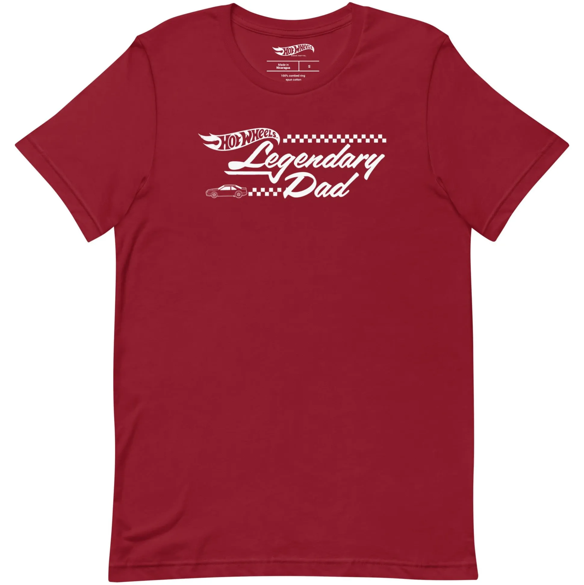 Hot Wheels Legendary Dad Red T-Shirt