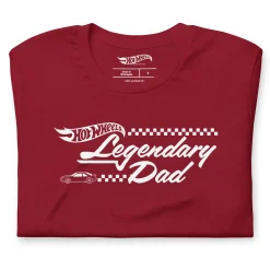 Hot Wheels Legendary Dad Red T-Shirt