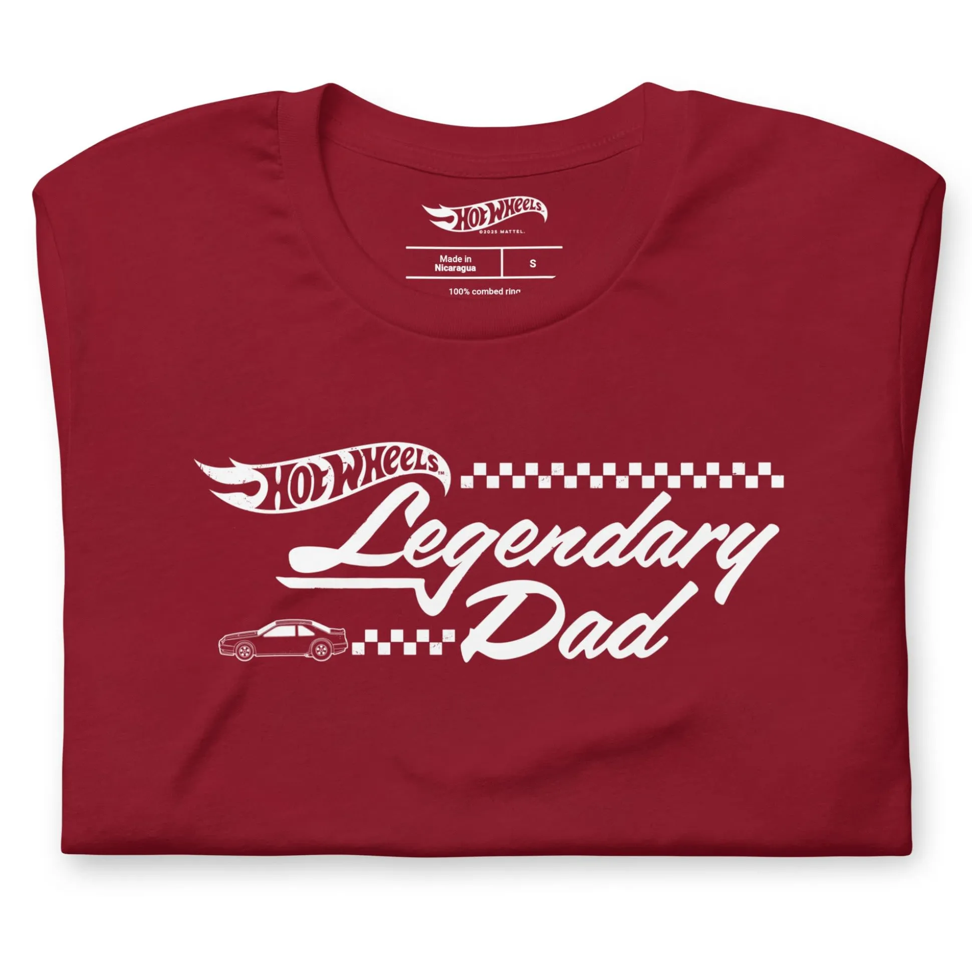 Hot Wheels Legendary Dad Red T-Shirt