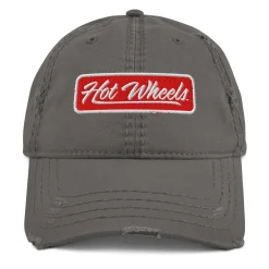Hot Wheels Logo Grey Dad Hat