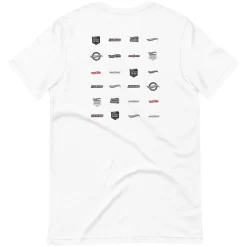 Hot Wheels Logos White T-Shirt