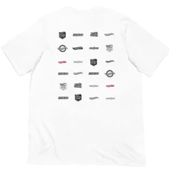 Hot Wheels Logos White T-Shirt