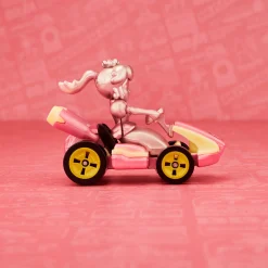 Hot Wheels Mario Kart Pink Gold Peach Collectible Vehicle