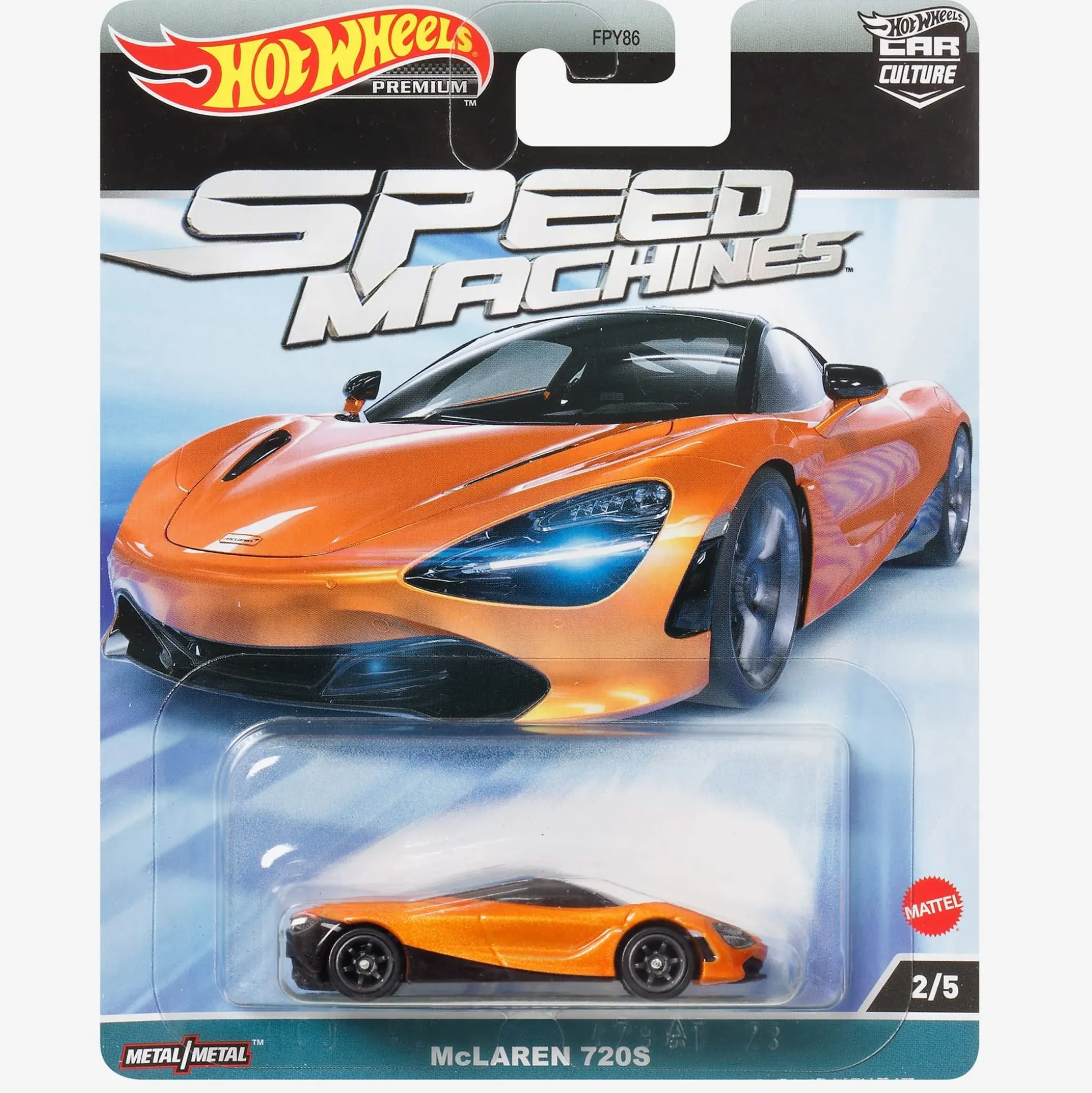 Hot Wheels Premium Car Culture Speed Machines – McLaren 720S