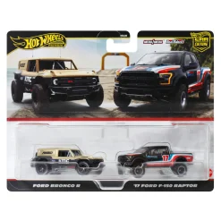 Hot Wheels Premium Car Culture 2-Pack Ford Bronco R & '17 Ford F-150 Raptor