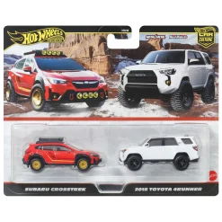 Hot Wheels Premium Car Culture 2-Pack Subaru Crosstrek & 2018 Toyota 4Runner