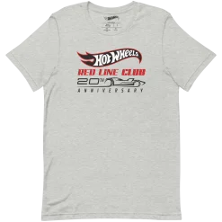 Hot Wheels® Red Line Club® 20th Anniversary Silhouette Logo – Heather Grey Shirt