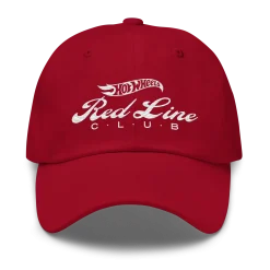 Hot Wheels® Red Line Club® 20th Anniversary Retro Logo Hat - Red
