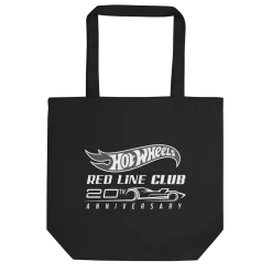 Hot Wheels® Red Line Club® 20th Anniversary Silhouette Logo Tote - Black