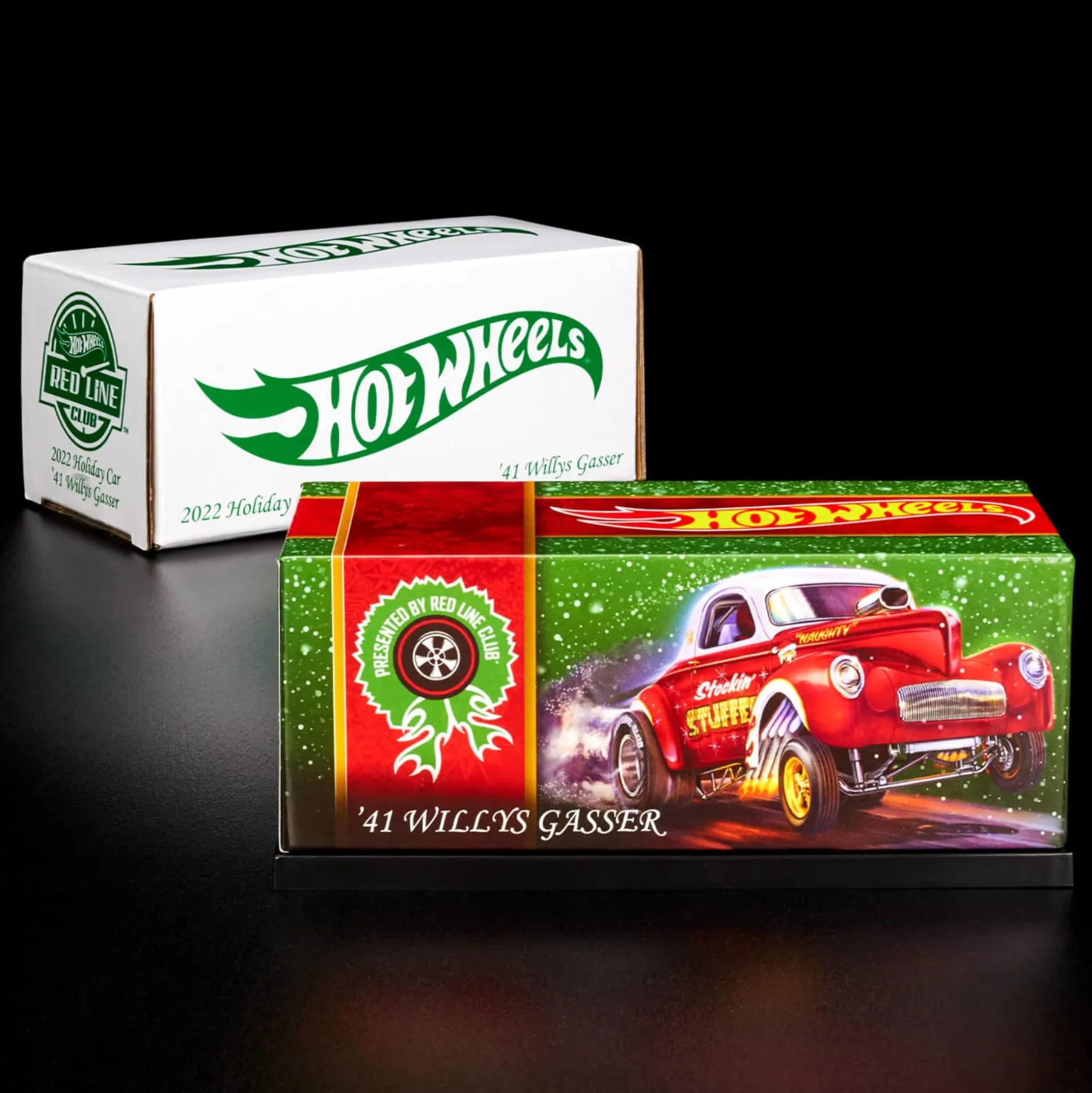 Hot Wheels RLC Exclusive ’41 Willys Gasser Holiday Car