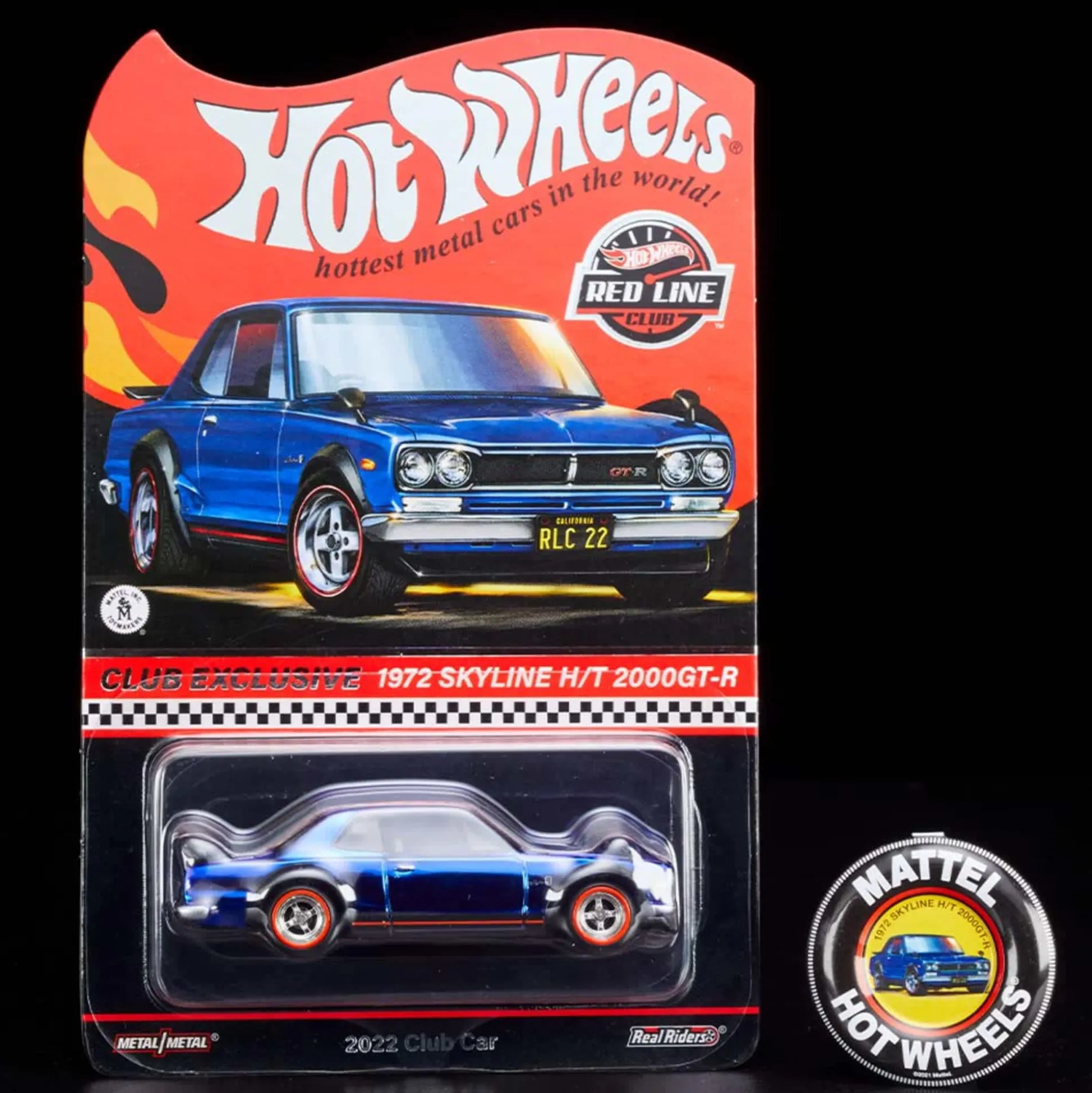 Hot Wheels 2022 RLC Membership ’72 Nissan Skyline H/T 2000 GT-R