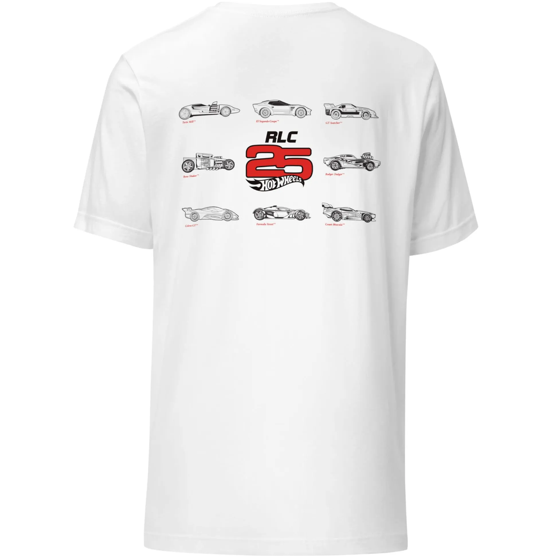 Hot Wheels 2025 RLC Membership White T-Shirt