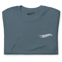 Hot Wheels Speed Shop Embroidered Blue T-Shirt