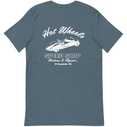 Hot Wheels Speed Shop Embroidered Blue T-Shirt