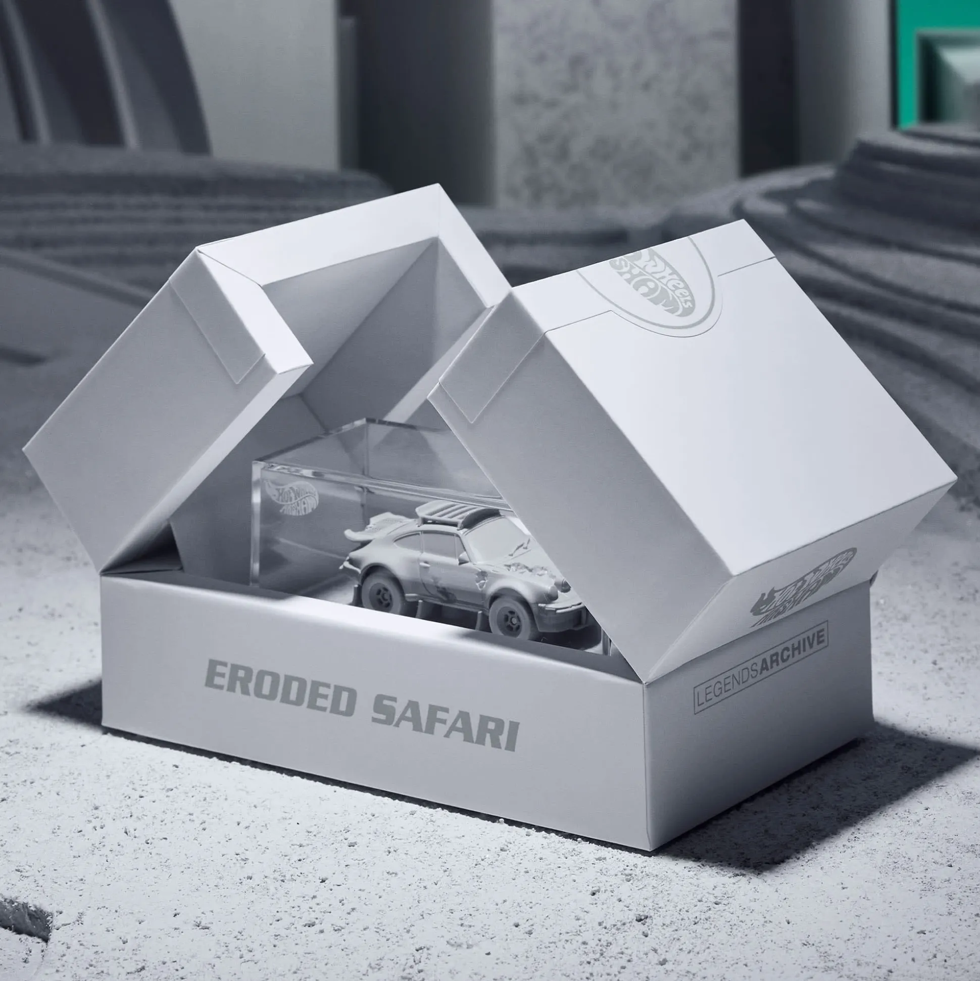 Hot Wheels x Daniel Arsham Eroded Porsche Safari