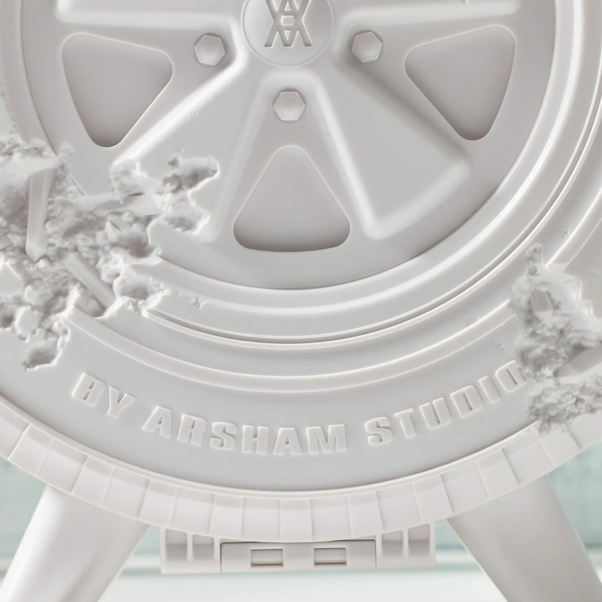 Hot Wheels x Daniel Arsham Eroded Porsche 930 and Rally Case