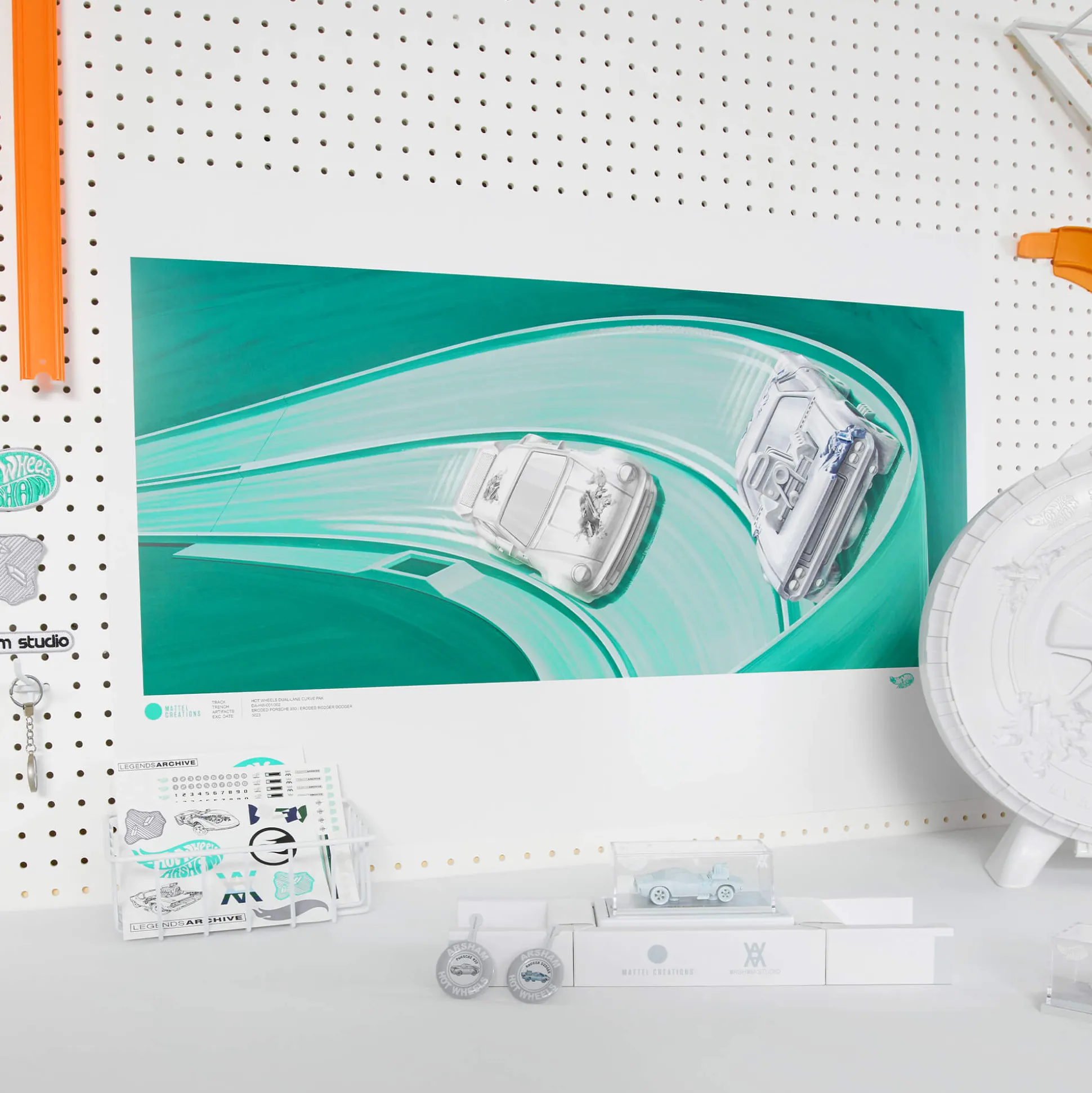 Hot Wheels x Daniel Arsham Legends Archive Lap 1 Poster