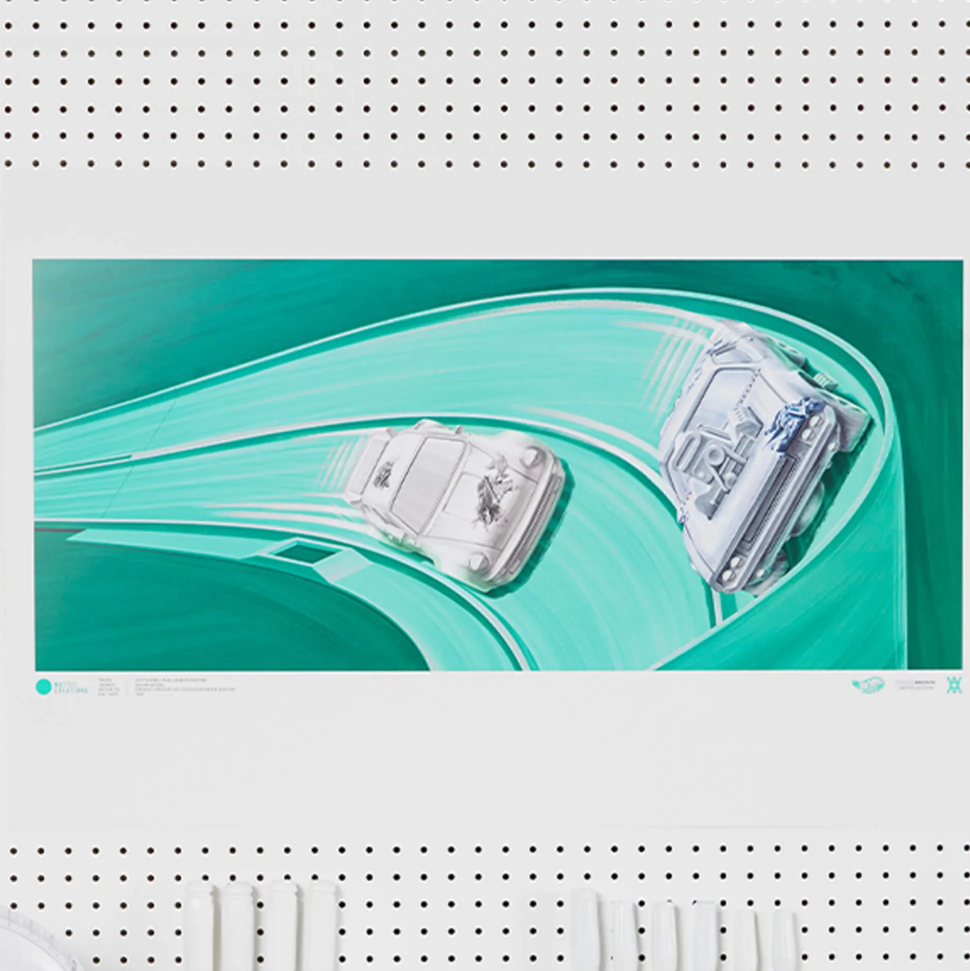 Hot Wheels x Daniel Arsham Legends Archive Lap 1 Poster