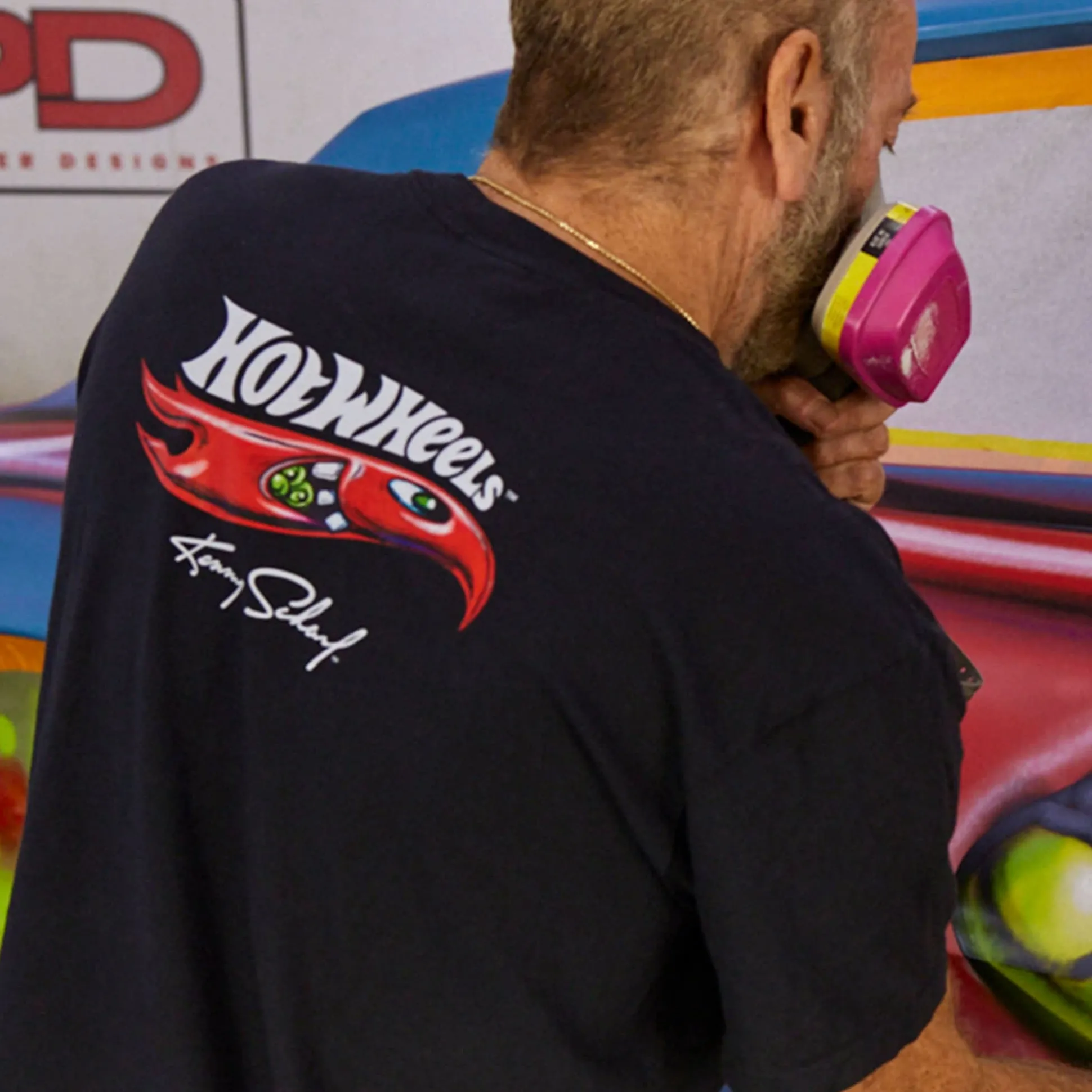 Hot Wheels x Kenny Scharf Black T-Shirt