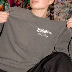 Hot Wheels x Kenny Scharf Black Embroidered Sweatshirt