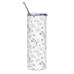 Hot Wheels x Kenny Scharf White Tumbler