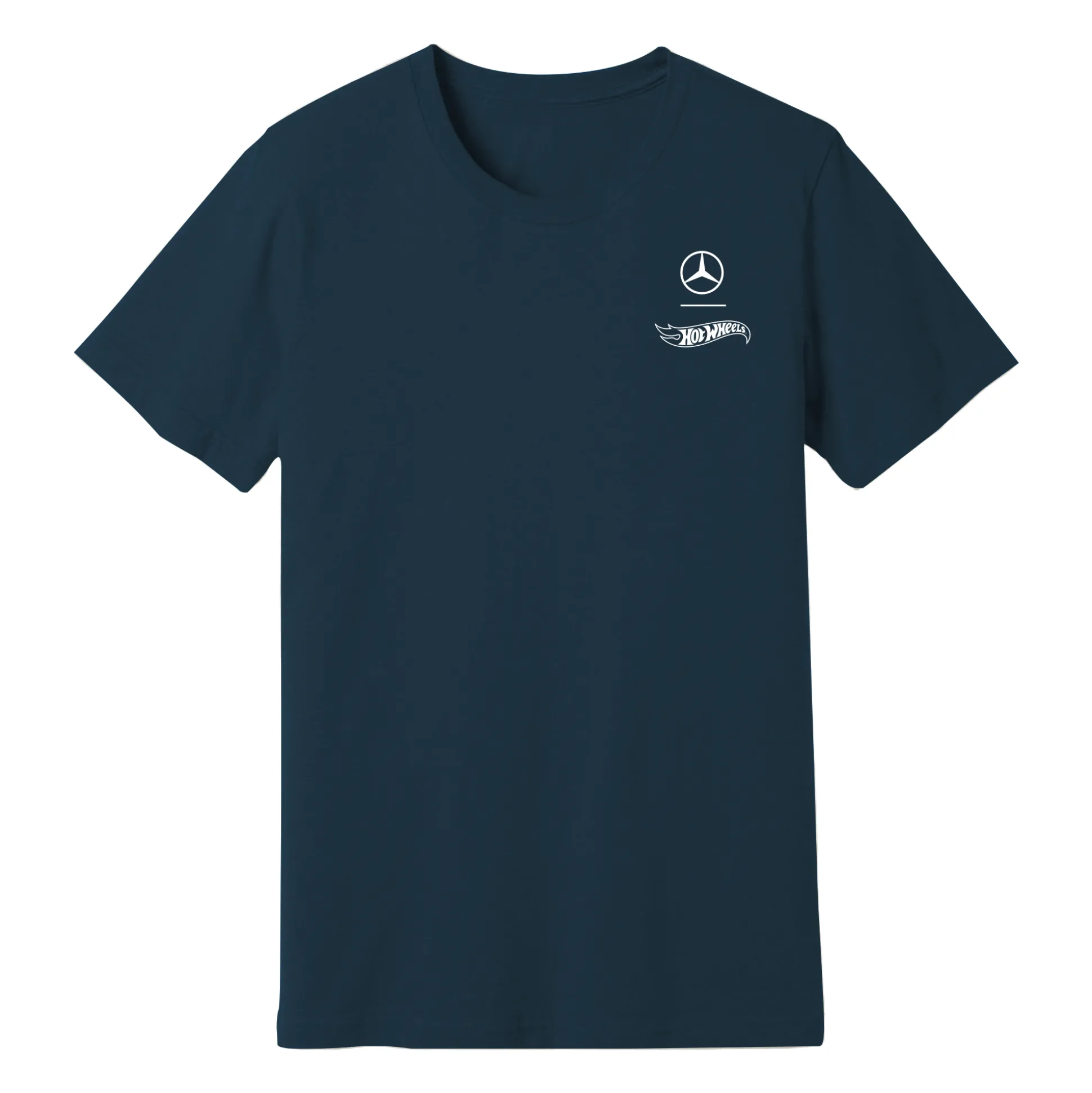 Hot Wheels x Mercedes Benz Embroidered Navy T-Shirt