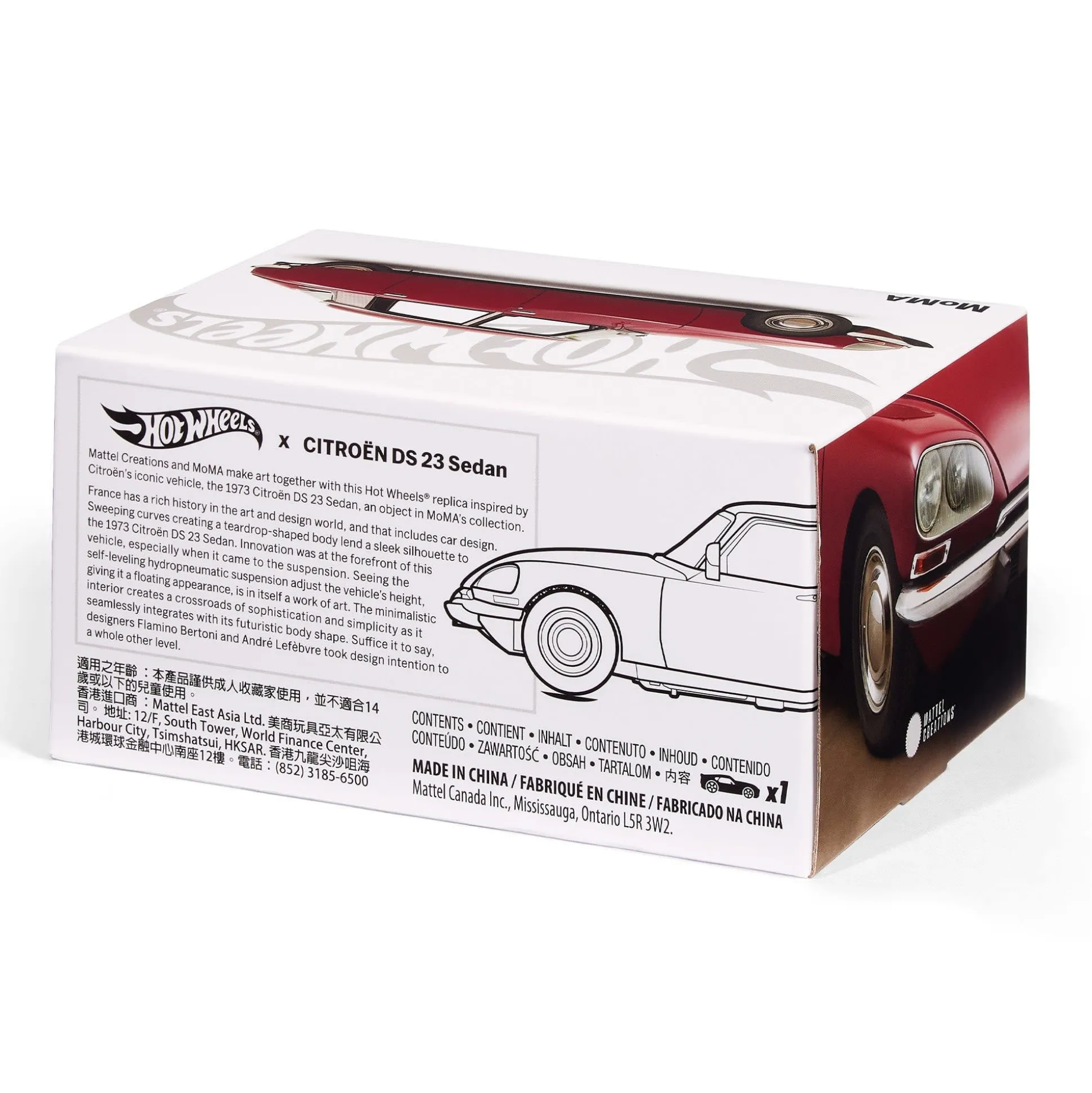 Hot Wheels x MoMA Citroën DS 23 Sedan