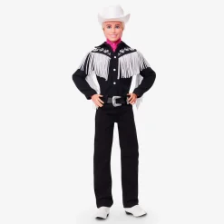 Ken Doll in Black and White Western Outfit – Barbie The Movie