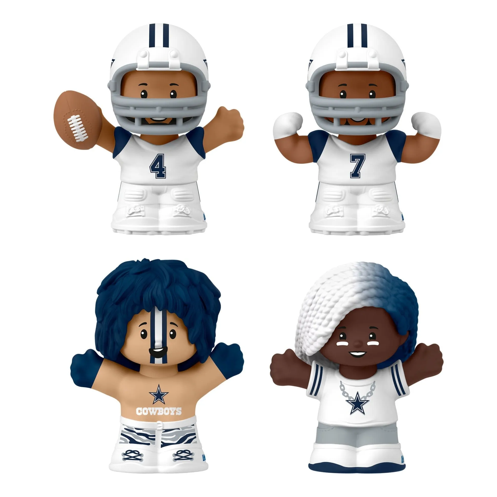 Little People Collector Dallas Cowboys Alternate Jersey Figure Set