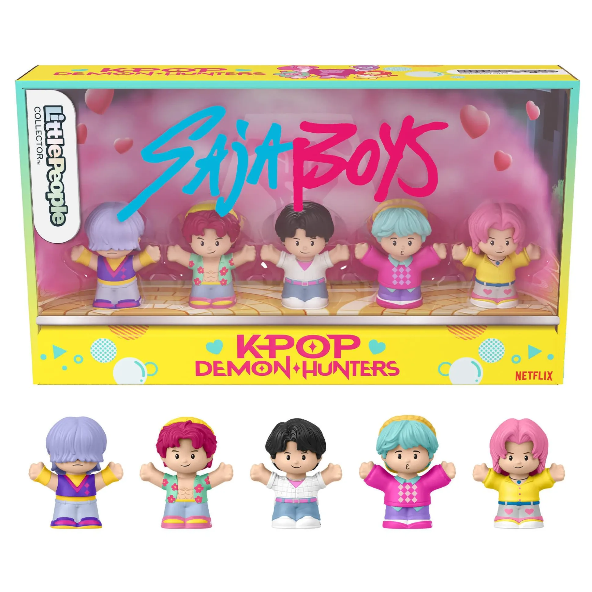 Little People Collector KPop Demon Hunters Saja Boys Figure Set