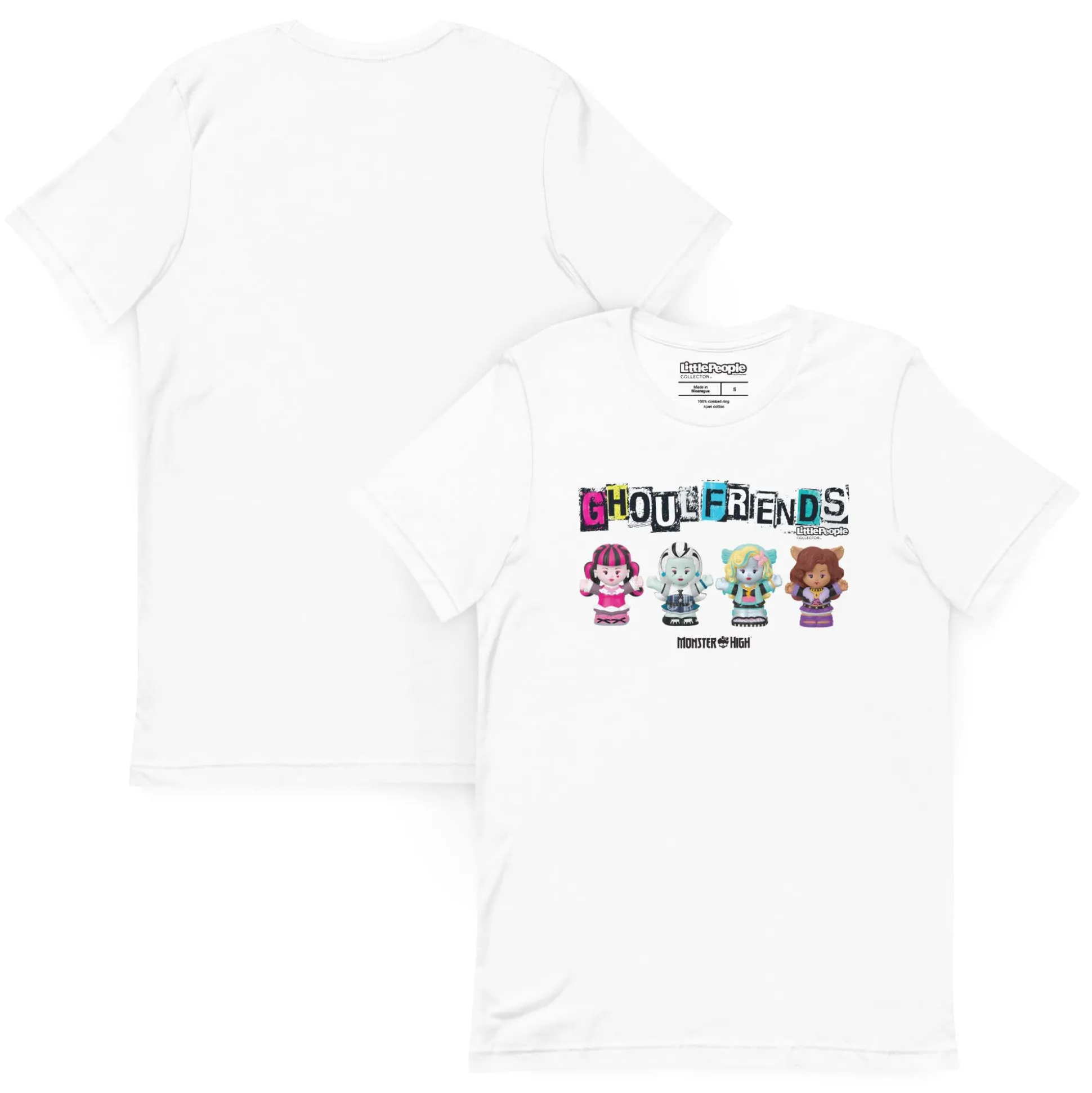 Little People Collector Monster High White T-Shirt