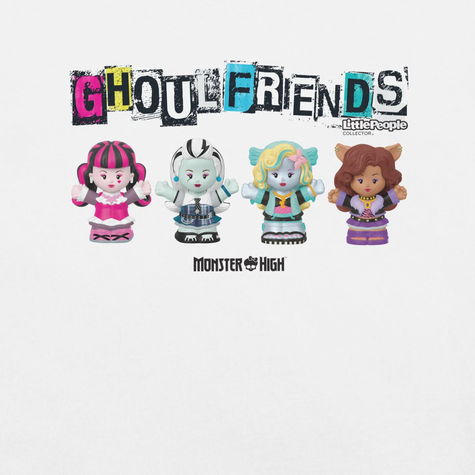 Little People Collector Monster High White T-Shirt