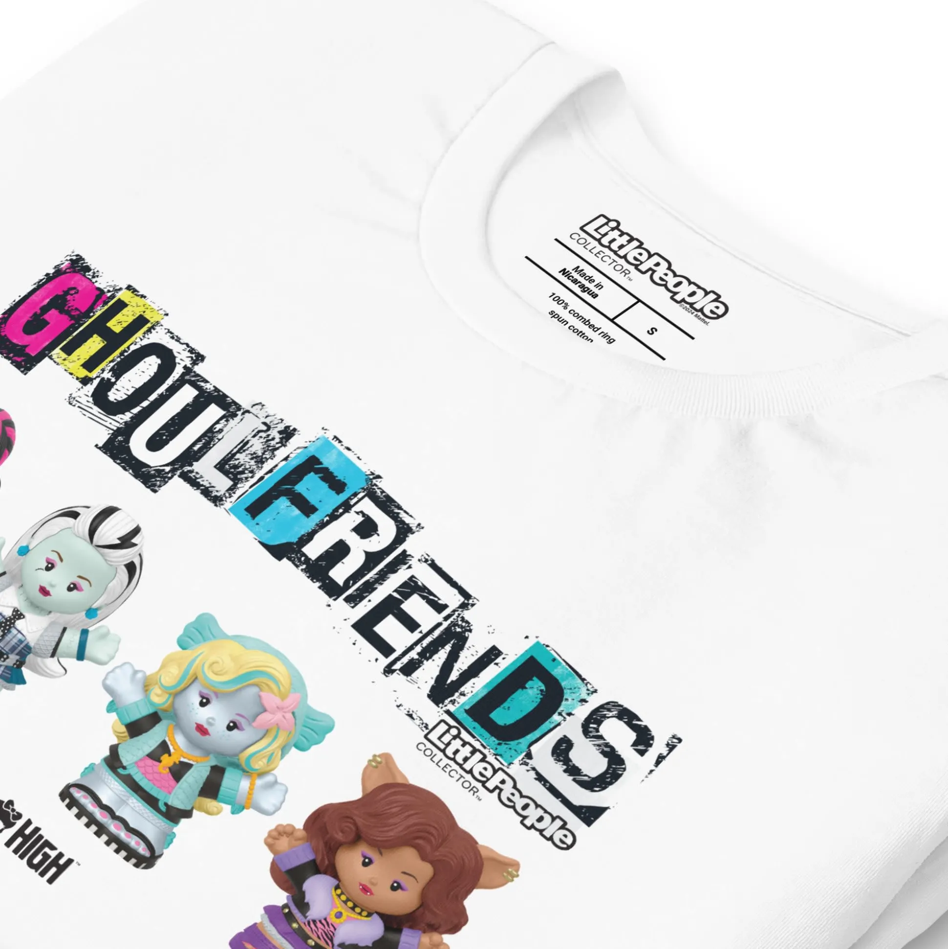 Little People Collector Monster High White T-Shirt