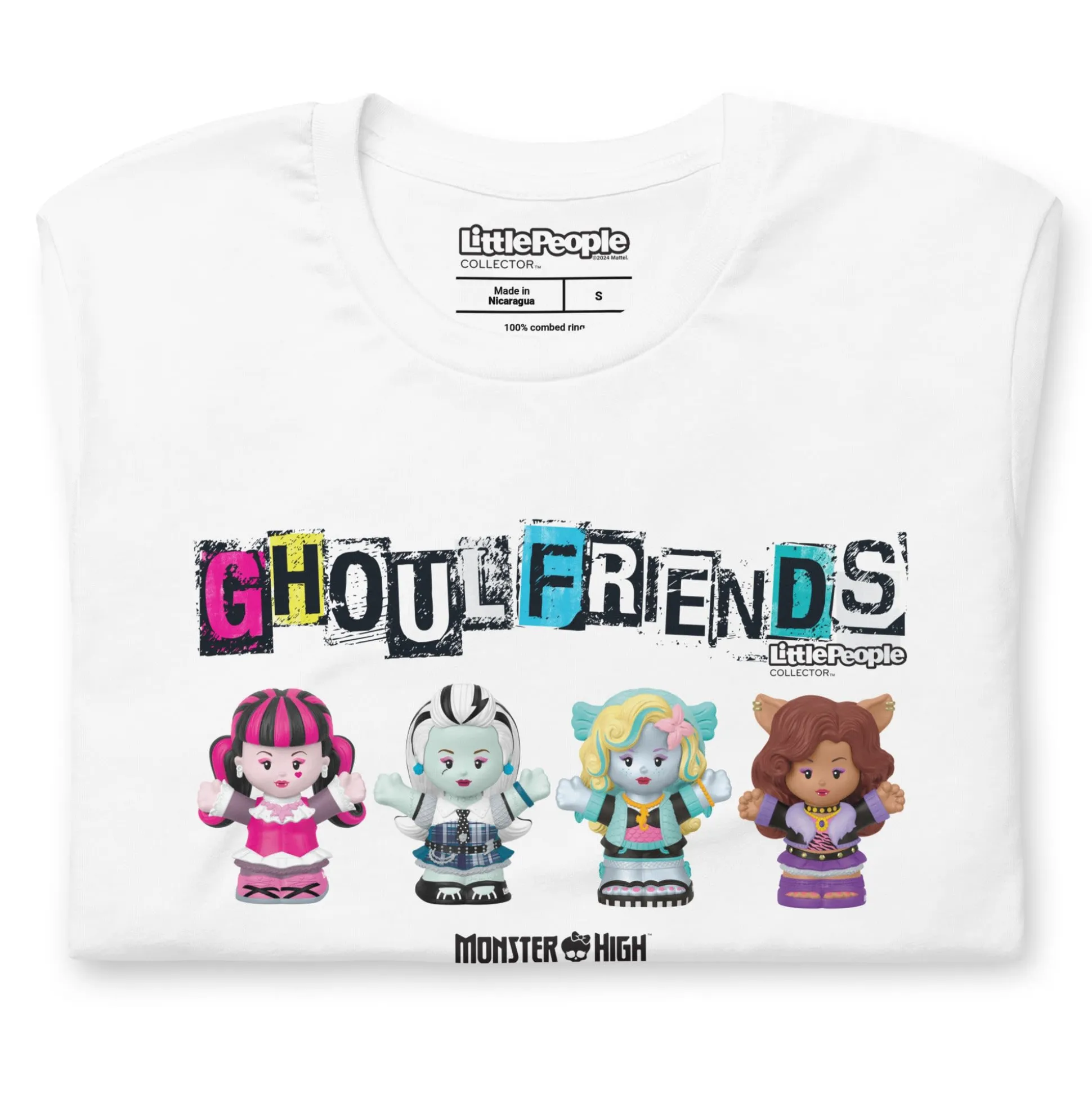 Little People Collector Monster High White T-Shirt