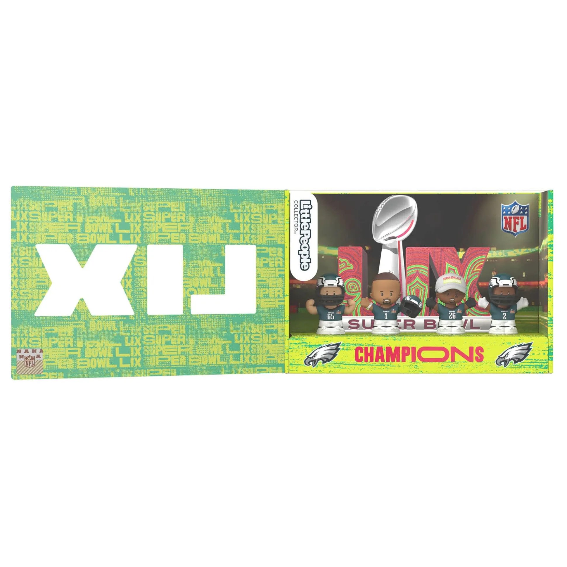 Little People Collector x Super Bowl Eagles Set